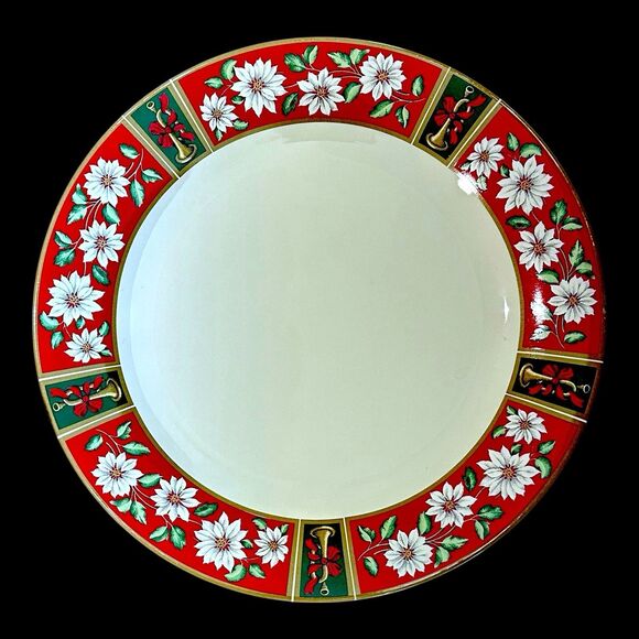 Kobe "Charlton Hall" CHRISTMAS 10 5/8" Dinner Plates - Retired Japan - Picture 6 of 8